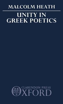 Book cover for Unity in Greek Poetics