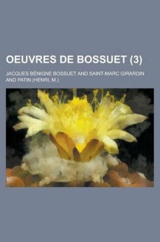 Cover of Oeuvres de Bossuet (3)