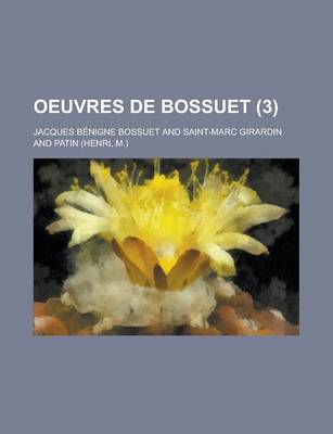 Book cover for Oeuvres de Bossuet (3)