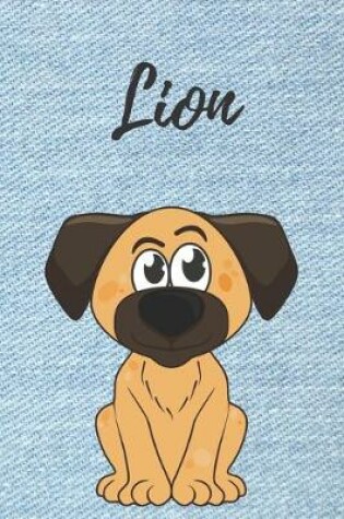 Cover of Personalisiertes Notizbuch - Hunde Lion