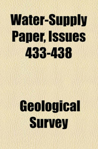 Cover of Water-Supply Paper Volume 481-484