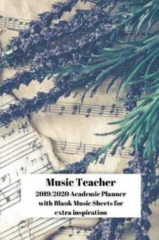 Cover of Music Teacher 2019-2020 Academic Planner