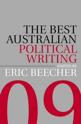 Book cover for Best Aust Political Writing 2009