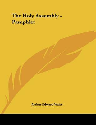 Book cover for The Holy Assembly - Pamphlet