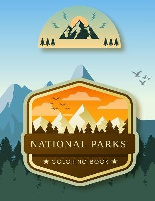 Book cover for National Parks Coloring Book