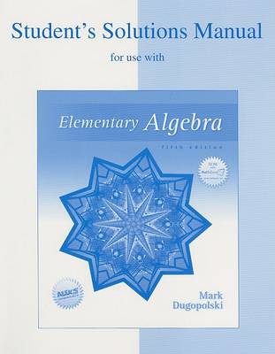 Book cover for Elementary Algebra Student's Solutions Manual