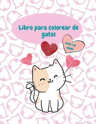 Book cover for Libro para colorear de gatos