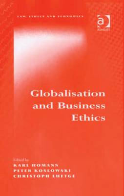 Cover of Globalisation and Business Ethics