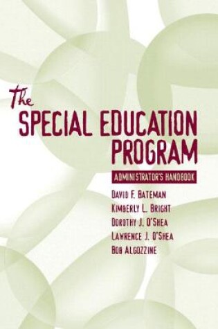 Cover of Special Education Program Administrator's Handbook