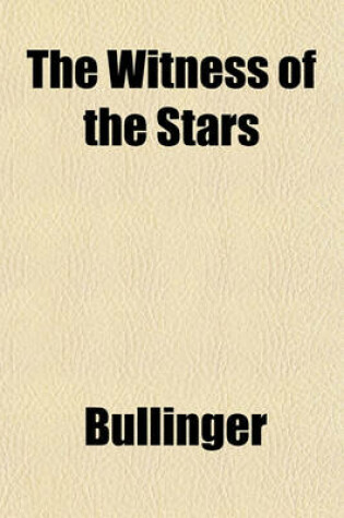 Cover of The Witness of the Stars