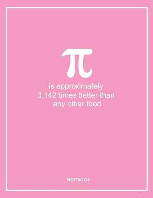 Book cover for Pi Mathematicians Funny Lined Notebook. Notes & Exercise Book (Pink)