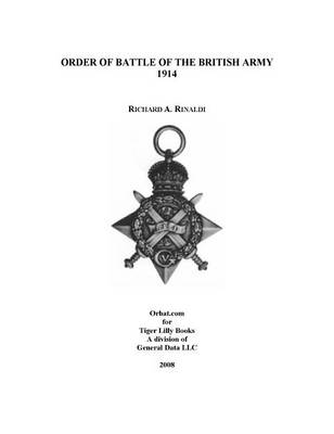 Book cover for Order of Battle British Army 1914