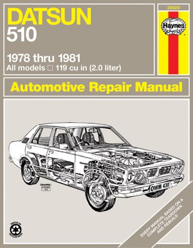 Cover of Datsun Violet Owner's Workshop Manual, 1978-82