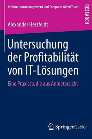 Cover of Untersuchung der Profitabilität von IT-Lösungen