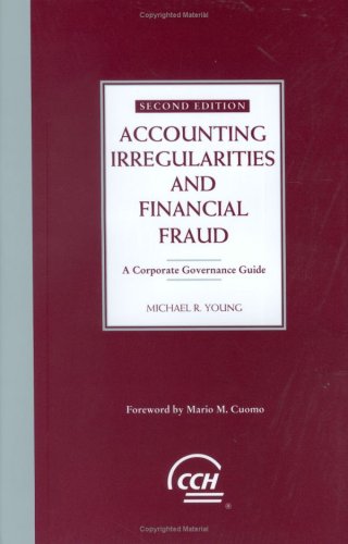 Book cover for Accounting Irregularities and Financial Fraud