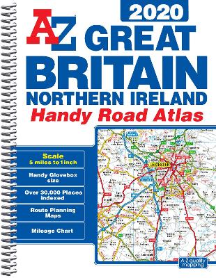 Cover of Great Britain Handy A-Z Road Atlas 2020 (A5 Spiral)