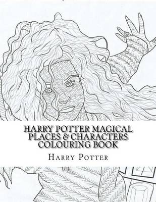 Book cover for Harry Potter Magical Places & Characters Colouring Book