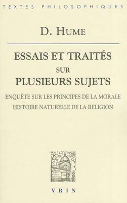 Cover of David Hume: Essais Et Traites Sur Plusieurs Sujets IV