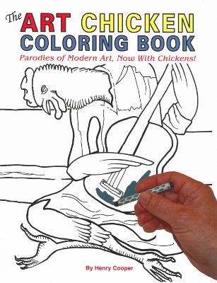 Book cover for The Art Chicken Coloring Book
