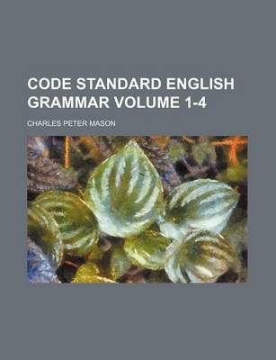 Book cover for Code Standard English Grammar Volume 1-4