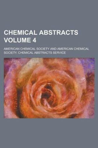 Cover of Chemical Abstracts Volume 4