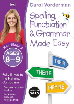 Book cover for Spelling, Punctuation & Grammar Made Easy, Ages 8-9 (Key Stage 2)