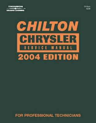 Book cover for Chilton Daimlerchrysler Service Manual