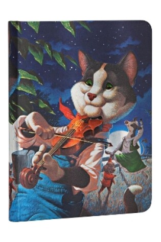 Cover of Cat and the Fiddle Lined Hardcover Journal