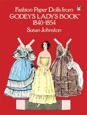 Book cover for Fashion Paper Dolls from Godey's Lady's Book, 1840-1854