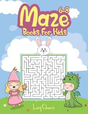 Book cover for Maze Books For Kids 6-8