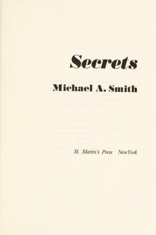 Cover of Secrets