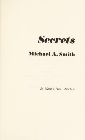 Book cover for Secrets