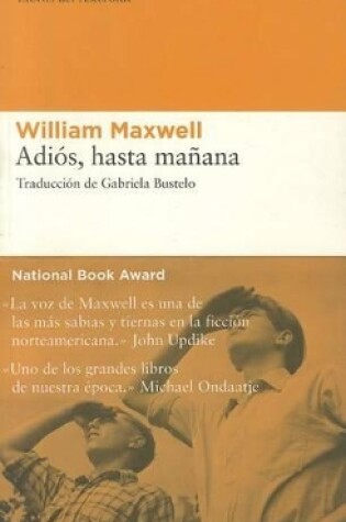 Cover of Adi�s, Hasta Ma�ana