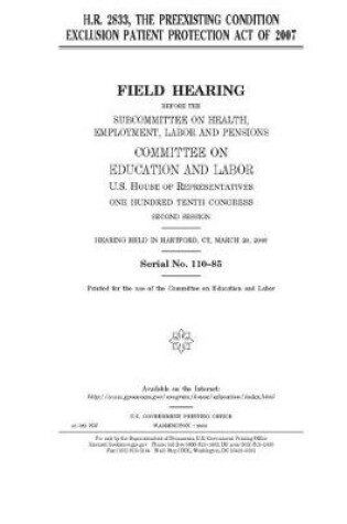 Cover of H.R. 2833