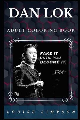 Book cover for Dan Lok Adult Coloring Book