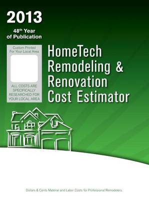 Cover of Hometech Remodeling and Renovation Cost Estimator