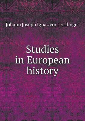 Book cover for Studies in European history