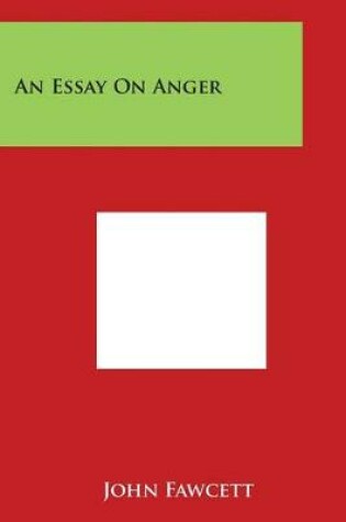 Cover of An Essay on Anger