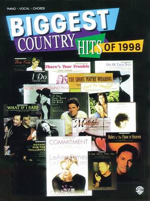 Book cover for Biggest Country Hits of 1998