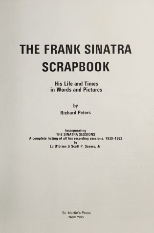 Cover of The Frank Sinatra Scrapbook