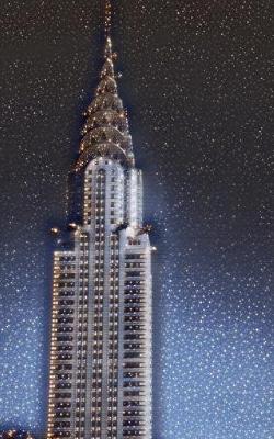 Book cover for New York City Chrysler Building Writing journal