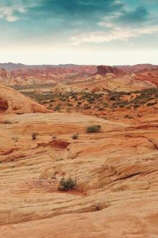 Cover of Red Rocks The Valley Of Fire Las Vegas Notebook