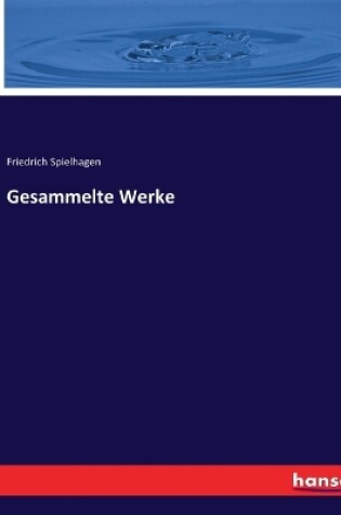 Cover of Gesammelte Werke