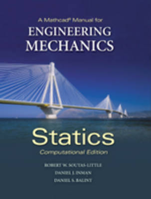 Book cover for A MathCAD Manual for Engineering Mechanics: Statics - Computational Edition