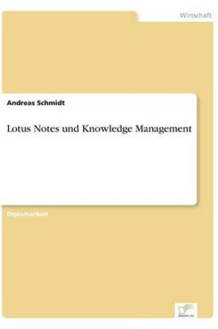 Cover of Lotus Notes und Knowledge Management