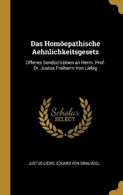 Book cover for Das Homöopathische Aehnlichkeitsgesetz