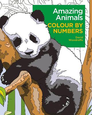 Book cover for Amazing Animals Colour by Numbers