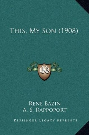 Cover of This, My Son (1908)