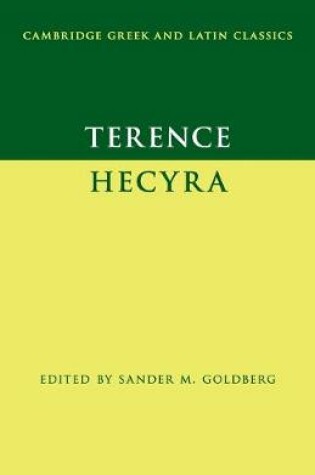 Cover of Terence: Hecyra