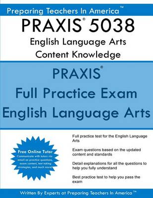 Book cover for PRAXIS 5038 English Language Arts